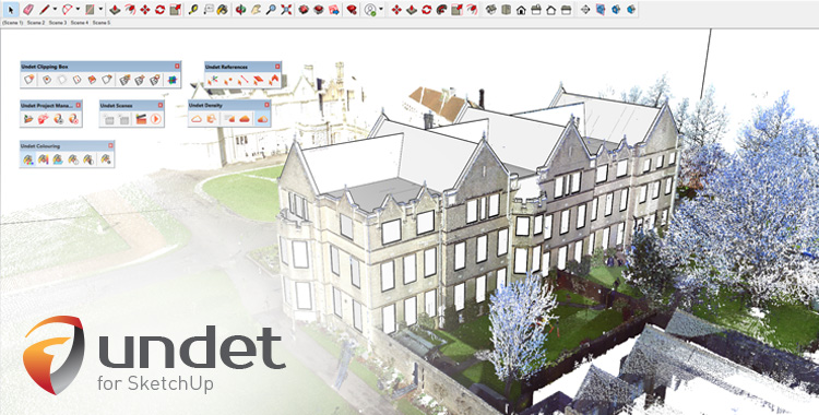 UNDET Point Cloud Extension - import any size of point cloud data directly into SketchUp