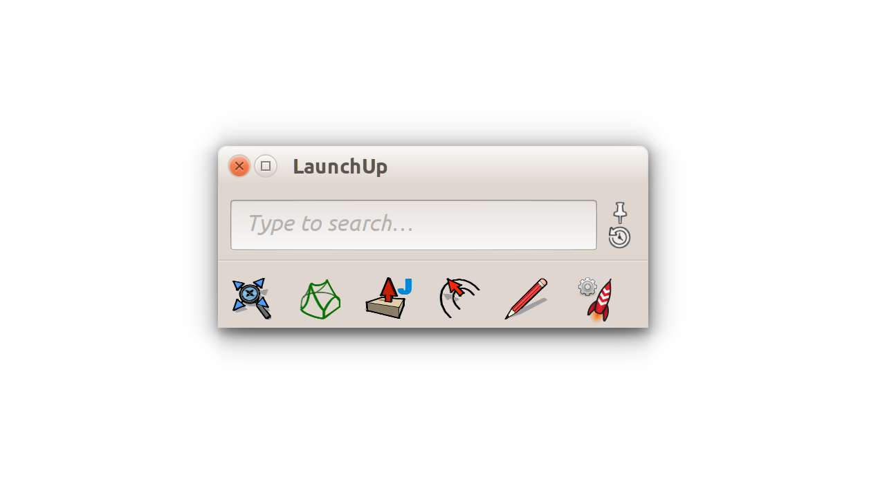 快速启动搜索栏 (LaunchUp)