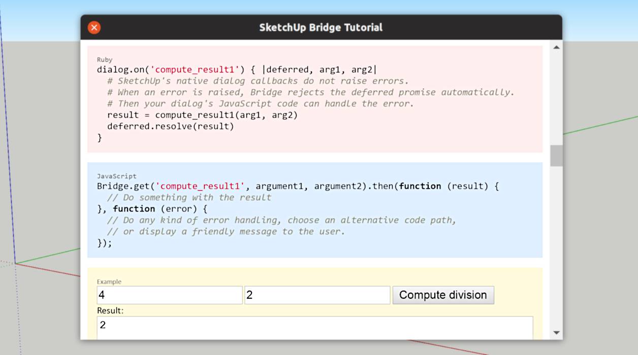 SketchUp桥接教程 (SketchUp Bridge Tutorial)