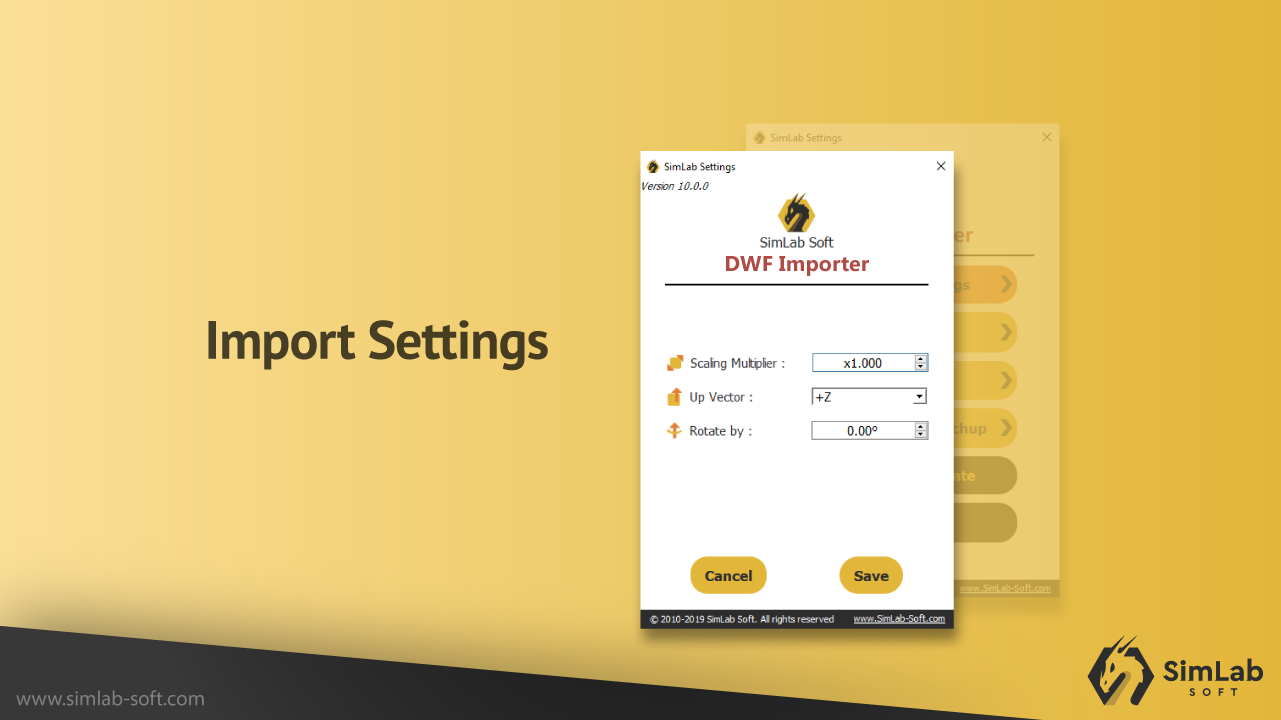 SimLab DWF Importer for SketchUp