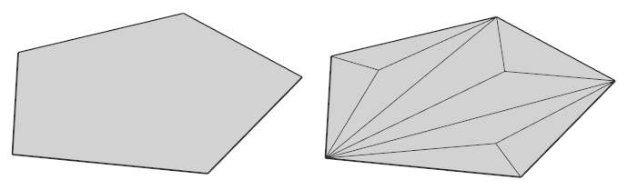 任意面转三角面 (TriangulateAllFaces)转换SU面