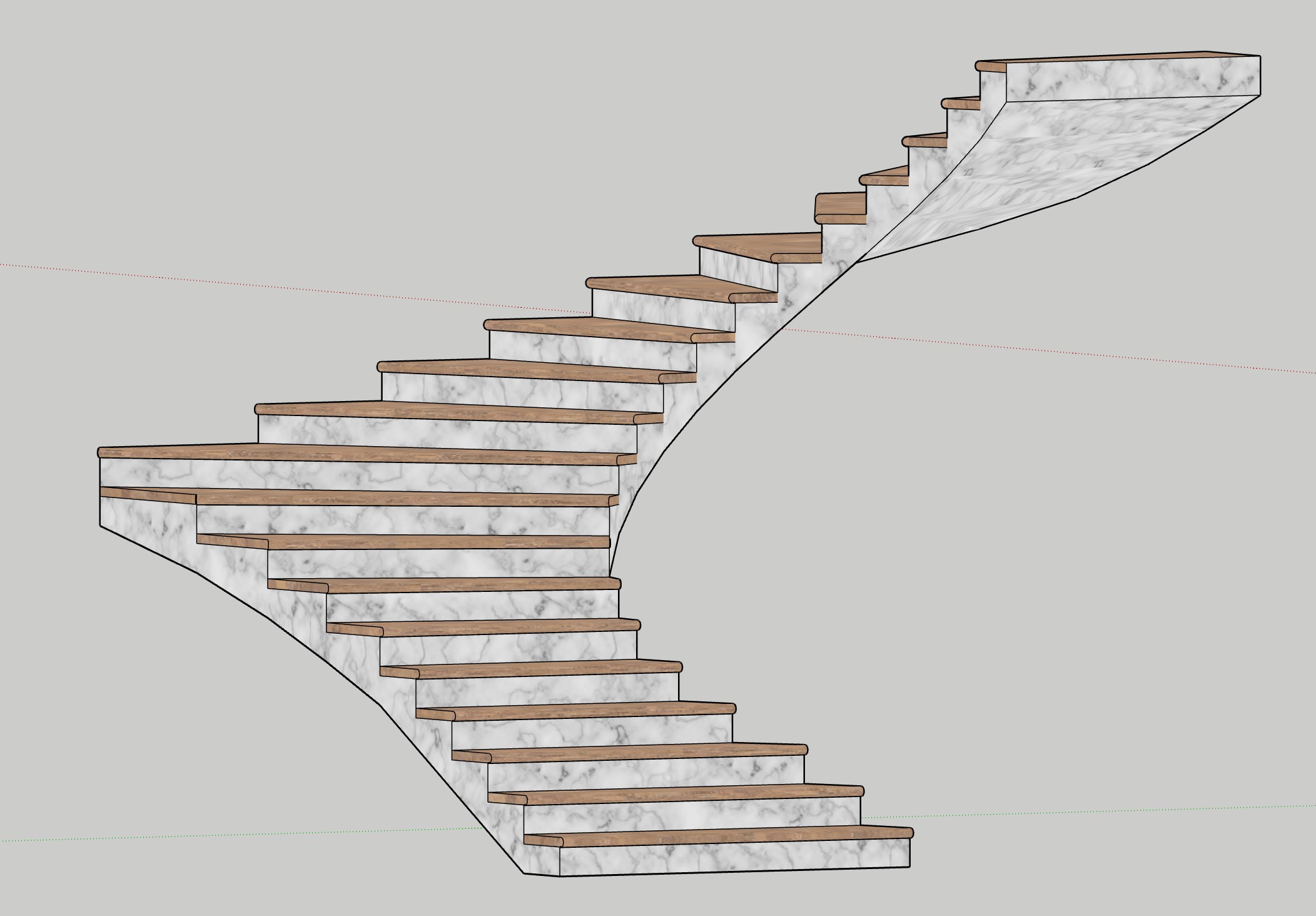 MAJ绘制楼梯（MAJ Stair）