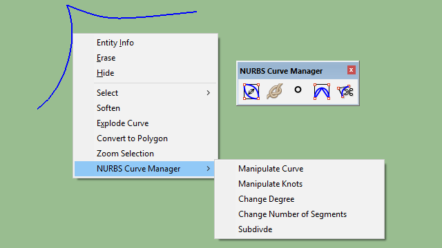 NURBS Curve Manager