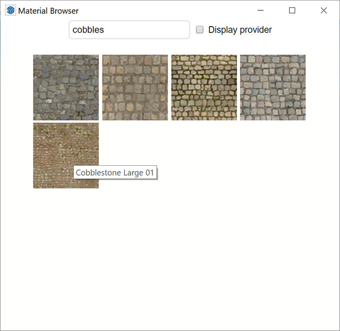 材质浏览器 (Material Browser)