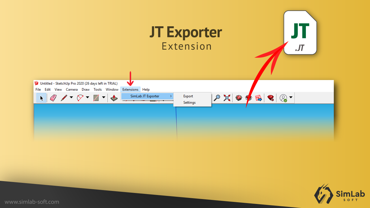 SimLab JT Exporter for SketchUp