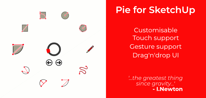 圆盘菜单 (Pie for SketchUp)