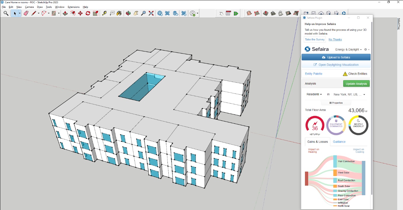 Sefaira Extension for SketchUp